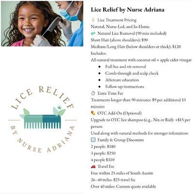 Local, safe,affordable! Nurse owned , mom approved