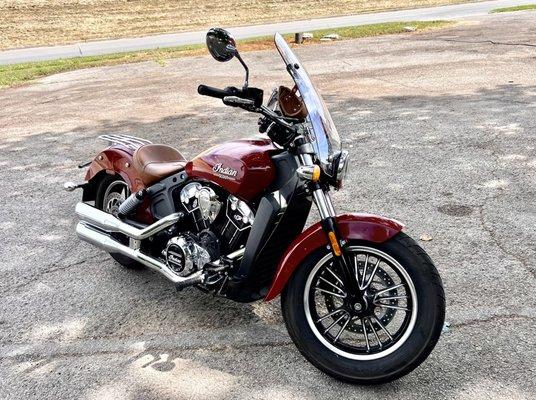 Scarlett, 2016 Indian Scout