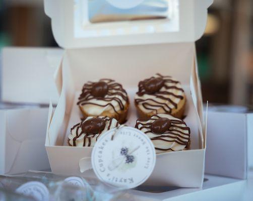 August 2023 - shopped local for dessert from Kayti's Cupcakes (Almond Joy pictured).