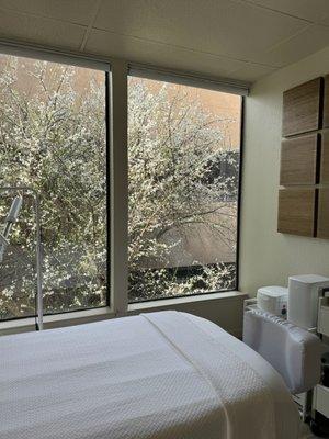 Inside treatment room