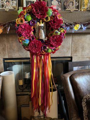 Plaza Flowery Christmas wreath