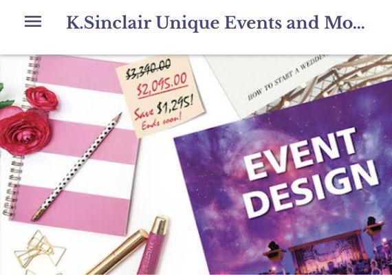 K.Sinclair Unique Events and More