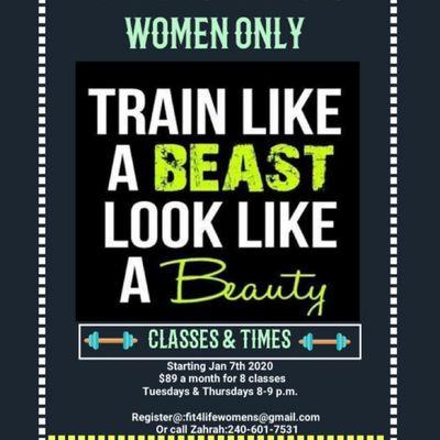 WOMEN'S GROUP FITNESS CLASSES