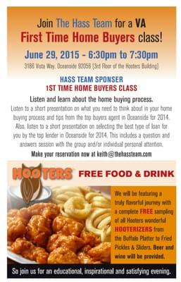 A free meal with our classes, that's not a bad way to say we want you to feel comfortable working with us.