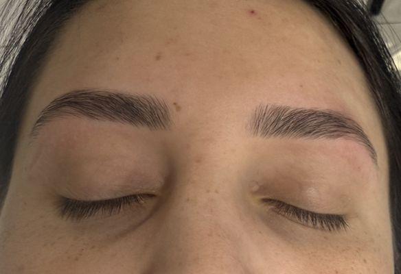 Eyebrow threading