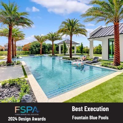 Fountain Blue Pools / FSPA 2014 Best Execution Award