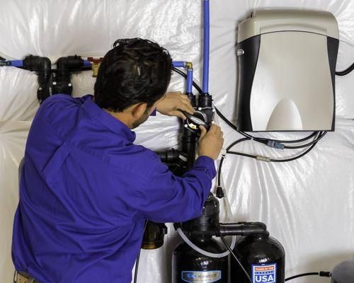 Kinetico point-of-use reverse osmosis drinking water station. The most certified RO system in the world.