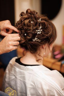 Bridal hair by Nick
