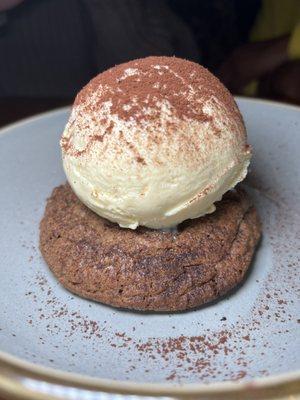 Cookie and ice cream!