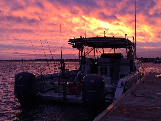 Stunning sunrise- let's go fishing