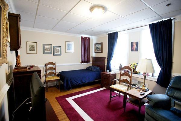 One of our private rooms on our assisted living floor. Decorated to make it feel like home for this man.