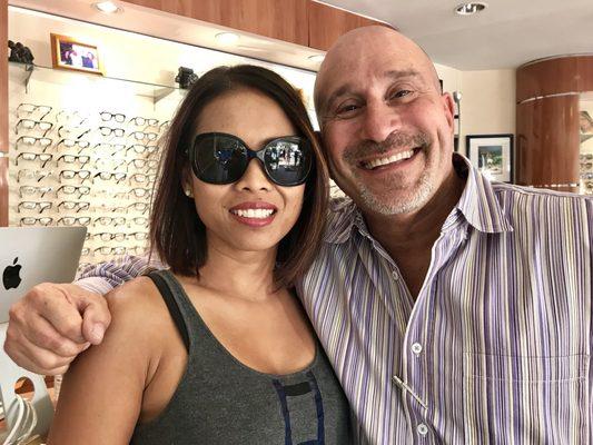 Thank you for your excellent service Dr. Meltzer, I do love my sunglasses