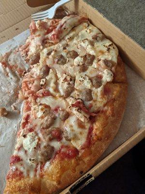 Sausage & Feta Pizza