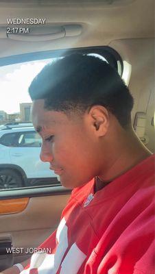 Taper with the eyebrow bars