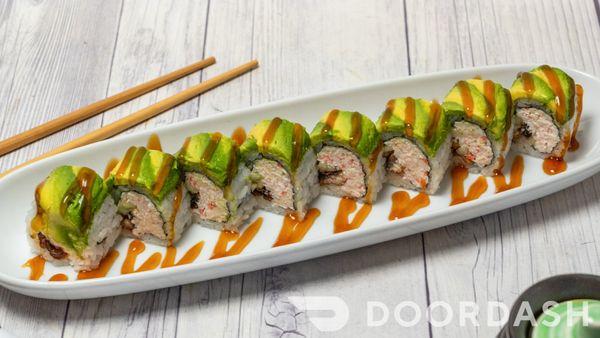 Caterpillar
- Krabmix, Cucumber, Freshwater Eel
- Avocado, Eel Sauce