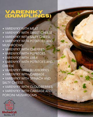 Vareniky (Dumplings)