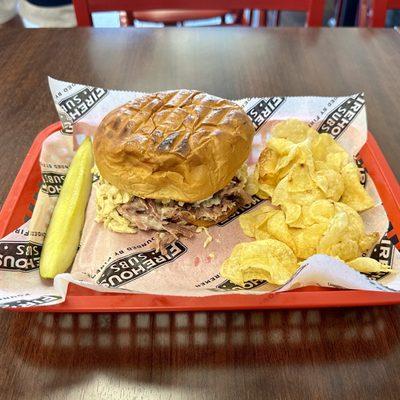 Pork & Slaw sandwich