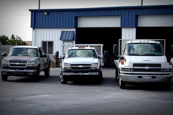 We have the equipment and management to get the job done on time!
