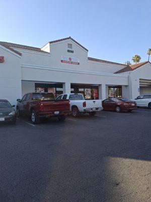 Next to Chuck E Cheese