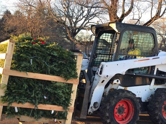 Fairway donates its resources to provide wreaths for Veterans at Melrose Cemetery in Brockton MA