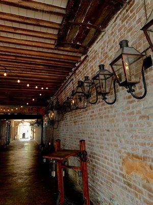 Beautiful lamps that drew us in!