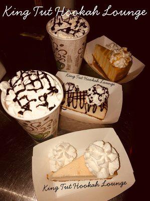 King tuts cheesecakes and hot chocolate