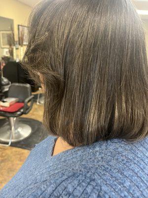 Finished color, cut & flatiron