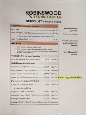 Robinswood Tennis Center