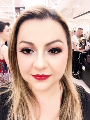 Make up by Iggy (MAC Manager) thank you for coming in... Make your appt at 818-638-4070