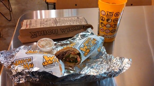 I got the roast beef. So packed that I could finish half. It was delicious! Glad I decided to try it out.