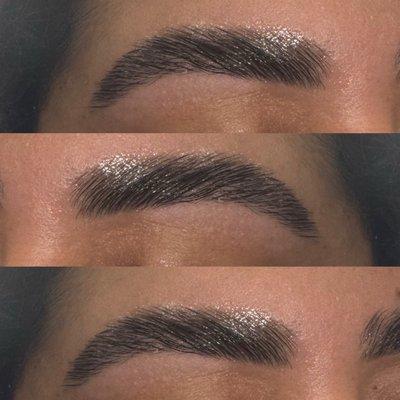 Brow wax and lamination