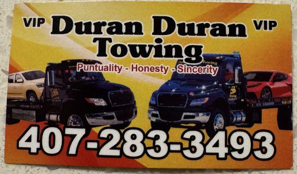 Duran Duran Towing