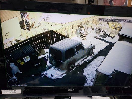 They should plow to the fence does stop short of the fence.