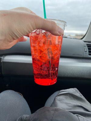 Strawberry Lime Red Bull!