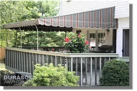 A stationary patio awning; how cool is that