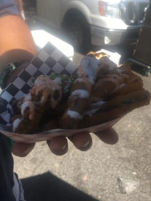 Zucchini mushroom combo! Ono!