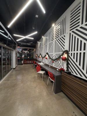 Interior view of dining area