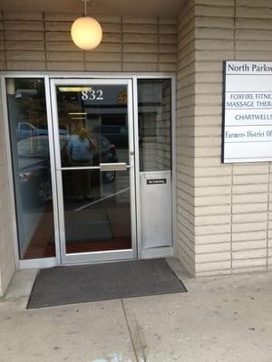 Main entrance to the District office.