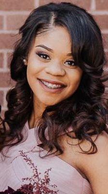 Wedding party hairstyle