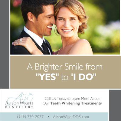 We offer teeth whitening treatments to ensure you the brightest and whitest smile!