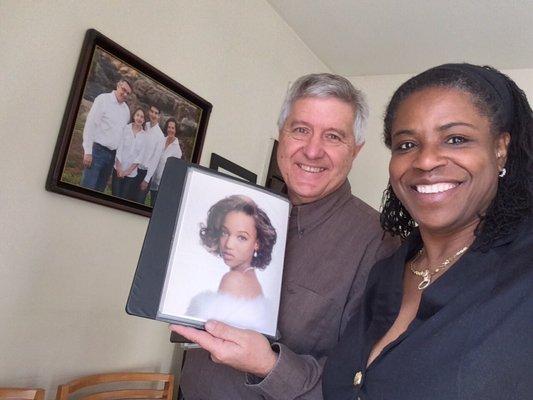 John Dlugolecki has photographed Yara Shahidi & Megan Markel. Here is my photographer holding Tyra Banks high school photo.
