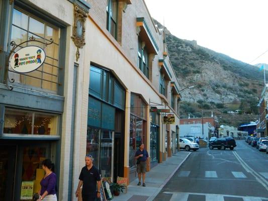 Next door to Mixen Metal & nearby the Teeny Tiny Toy Store