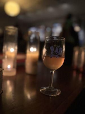 Natural wine and a moody vibey spot