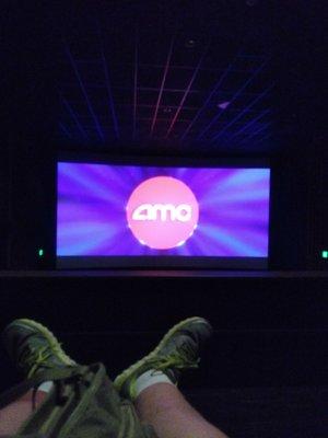 Watching a movie at AMC