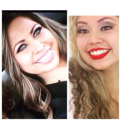 Hair color anf make up