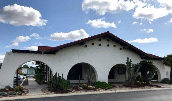 Front of Clubhouse