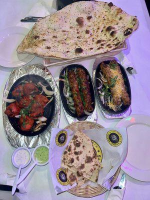 Cheese kebabs were the best