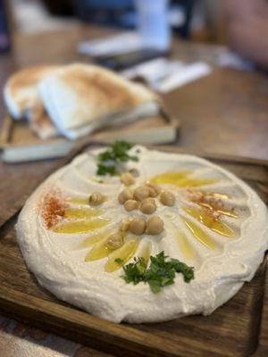Hummus and pita