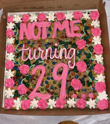 Custom Cookie Cake