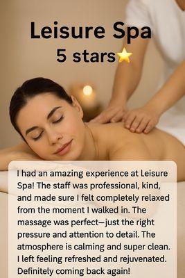 Escaped stress and found serenity.